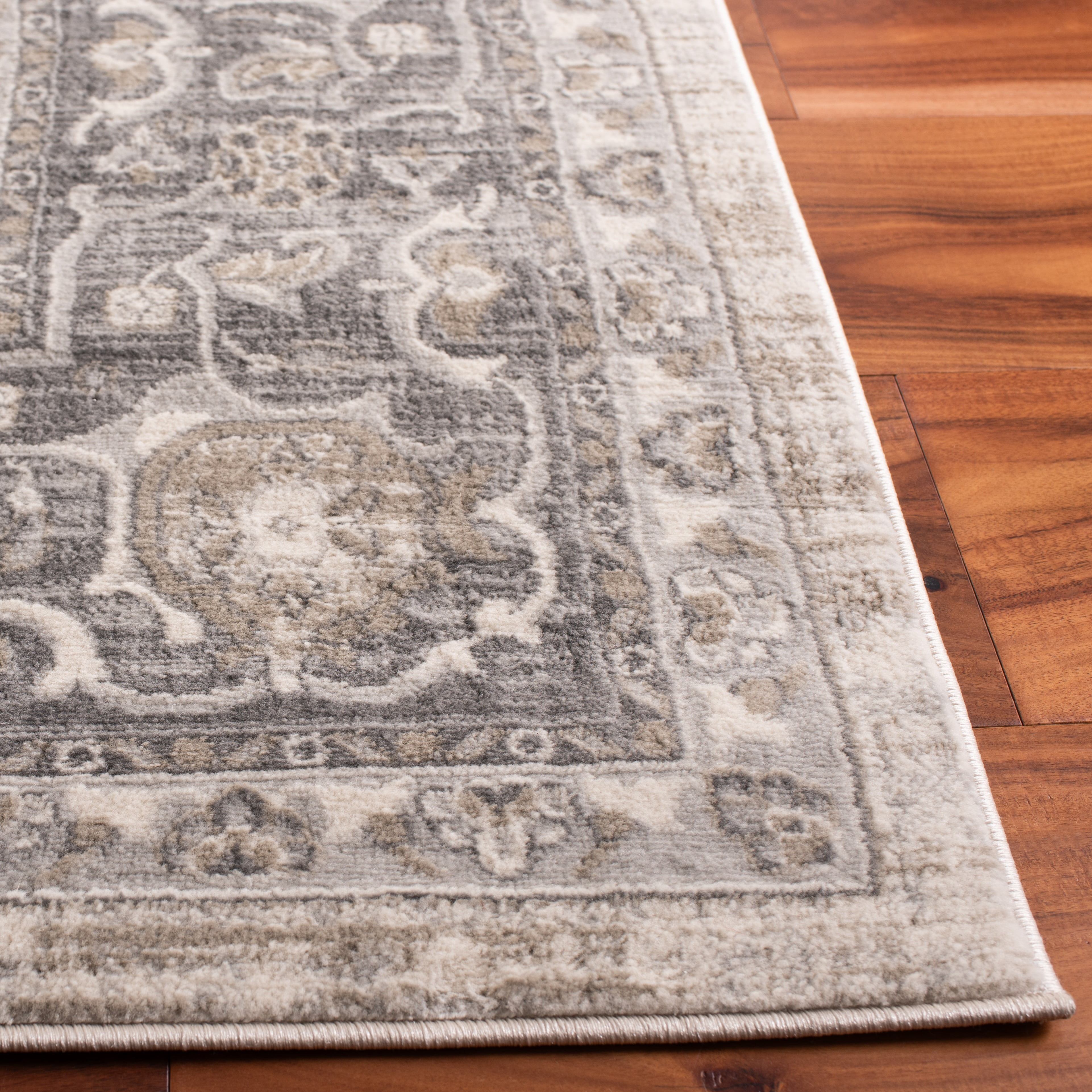 SAFAVIEH Brentwood Salah Oriental Area Rug, Cream/Gray, 12' x 18'
