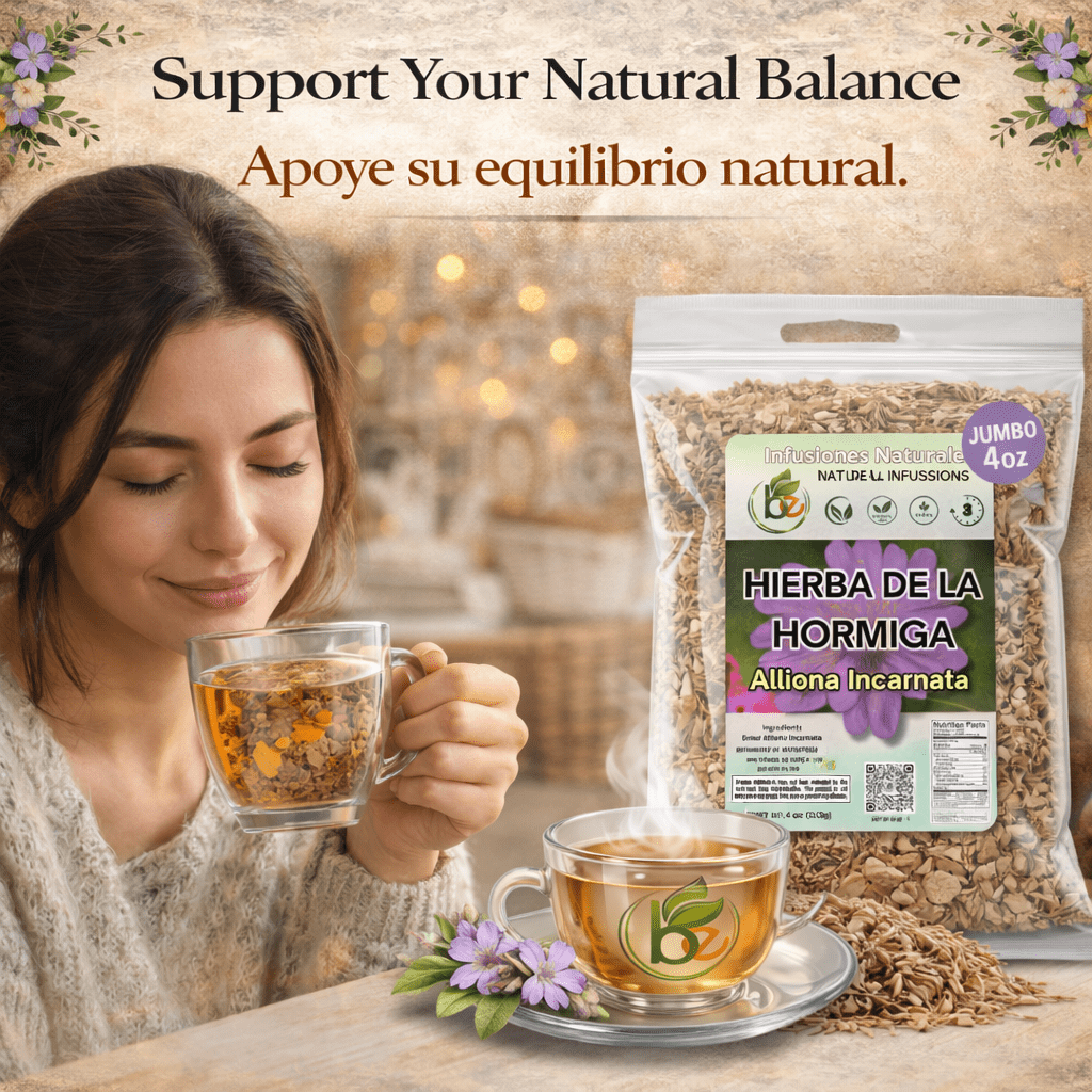 Hierba de la Hormiga Herbal Tea (4 oz) – 100% Natural Dried Allionia incarnata – Traditional Desert Botanical Infusion – Wildcrafted Loose Leaf – Caffeine-Free, Vegan, Non-GMO