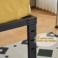 thumbnail image 6 of Matladin King Bed Frame with 14'' High, Metal Platform, Mattress Foundation Bed Base, 1000lbs Capacity Steel Slat Support, No Box Spring Needed, Black, 6 of 9