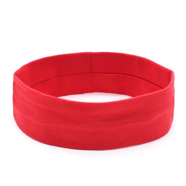Banda para el cabello elástica de color sólido de estilo europeo y americano, banda para el cabello deportiva para yoga, para hombres y mujeres, para correr, antideslizante, de algodón,