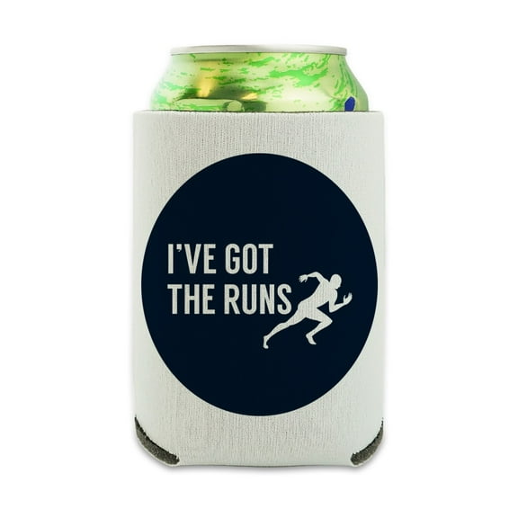 I've Got The Runs Running Runner Funny Can Cooler - Drink Sleeve Hugger Collapsible Insulator - Beverage Insulated Holder