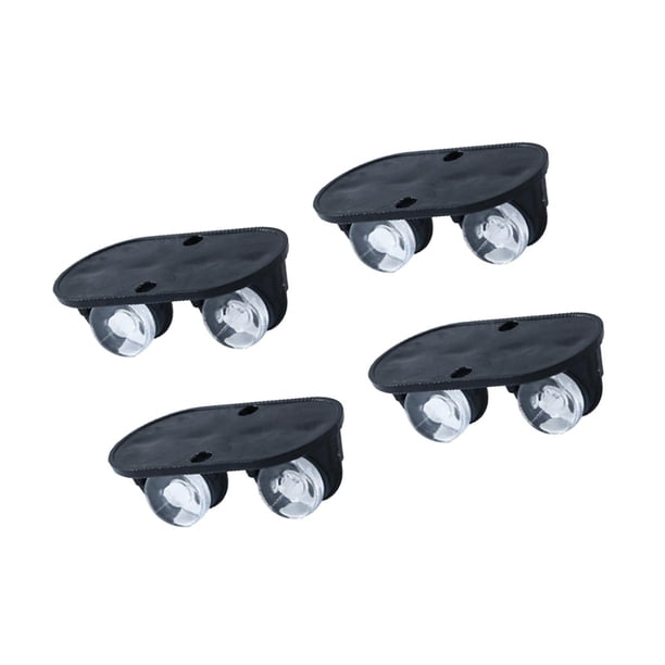 Naiovety 4 ruedas giratorias, rotación de 360 grados, pequeños contenedores para muebles, movilidad fácil inferior Almacenamiento y organización del hogar Negro 2x4.2x1.7 cm