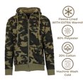 thumbnail image 4 of 3-Pack Men’s Fleece-Lined Full-Zip Hoodie (S-2XL), 4 of 5