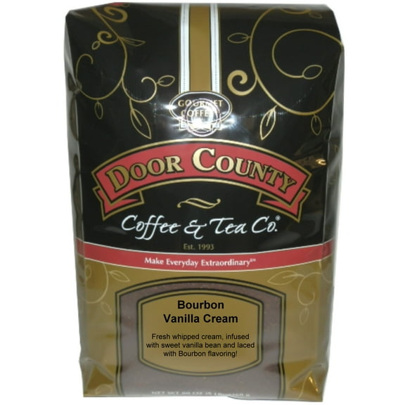 Door County Coffee Bourbon Vanilla Cream 5lb Ground Specialty Coffee