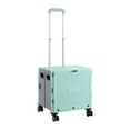 thumbnail image 1 of CEHVOM Portable Foldable Shopping Cart Grocery Cart 360 Degree Wheel Plastic Trolley Trolley, 1 of 1