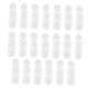 thumbnail image 4 of Milisten 20Ud Botella Vacía Compacta Transparente Para Líquidos Cosméticos Con Tapa, 4 of 8
