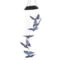 thumbnail image 1 of Carillones de viento, carillones de viento de pájaro cardenal, luz de timbre con energía solar, carillones de viento para la pérdida del amor, decoración de colibrí para patio, terraza, jardín,, 1 of 5