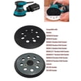 thumbnail image 3 of Almohadilla de lijado de 125 mm compatible con Makita 743081-8 reemplazo Bo5010 8 orificios (3 piezas), 3 of 5