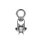 thumbnail image 1 of SZTXJ 1 Pack Ultra Quiet Double Bearing 304 Stainless Steel U-Shaped Swivel Pulley Detachable 360 Degree Swivel Heavy Duty Pulley, 1 of 5
