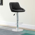 thumbnail image 2 of Atlin Designs Tabouret de Bar Réglable en Diamant en Noir (Lot de 2), 2 of 4