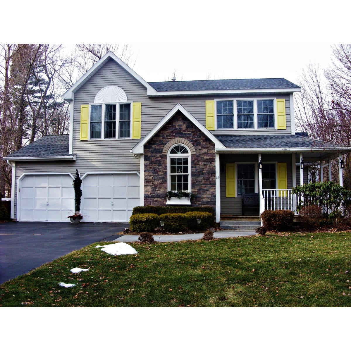 Ekena Millwork 31 3/4"W x 16"H x 1 3/4"P Half Round Sunburst Pediment