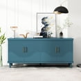 thumbnail image 2 of Peacock Blue Cabinet with Ample Storage Space / Store Your Decorations and Essentials Conveniently, 2 of 3