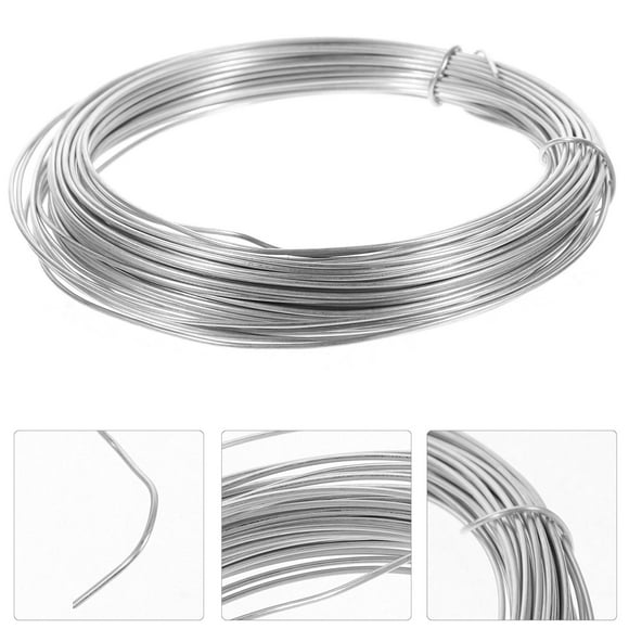 OULII Craft Supplies Iron Wire 1 Roll for Wreath Fixing and Florist Use