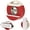 Red, variant on Adjustable suction-cup power strip holder, 360° rotatable wall-mounted power strip bracket, drill-free wall mount for power strips; suitable for kitchens, offices, desktops, and under-cabinet use.