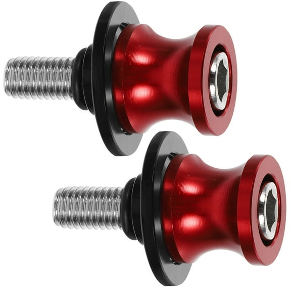 MLINS  Motorcycle Supply Iron Swingarm Spools Slider Accessories Screw Red