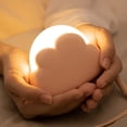 thumbnail image 2 of Luz de noche para niños JAMW nube LED USB recargable rosa, 2 of 5