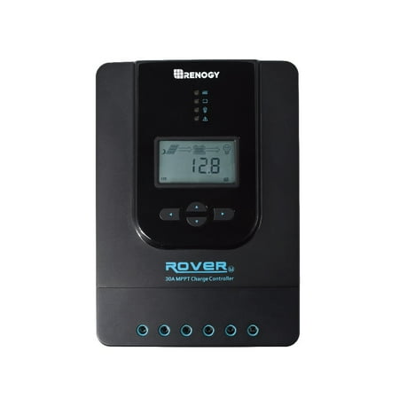 UPC: 0816360027492 | Renogy Rover 30 Amp 12V/24V DC Input MPPT Solar Charge Controllerfit for Gel Sealed Flooded and Lithium Auto Paremeter Adjustable LCD Display