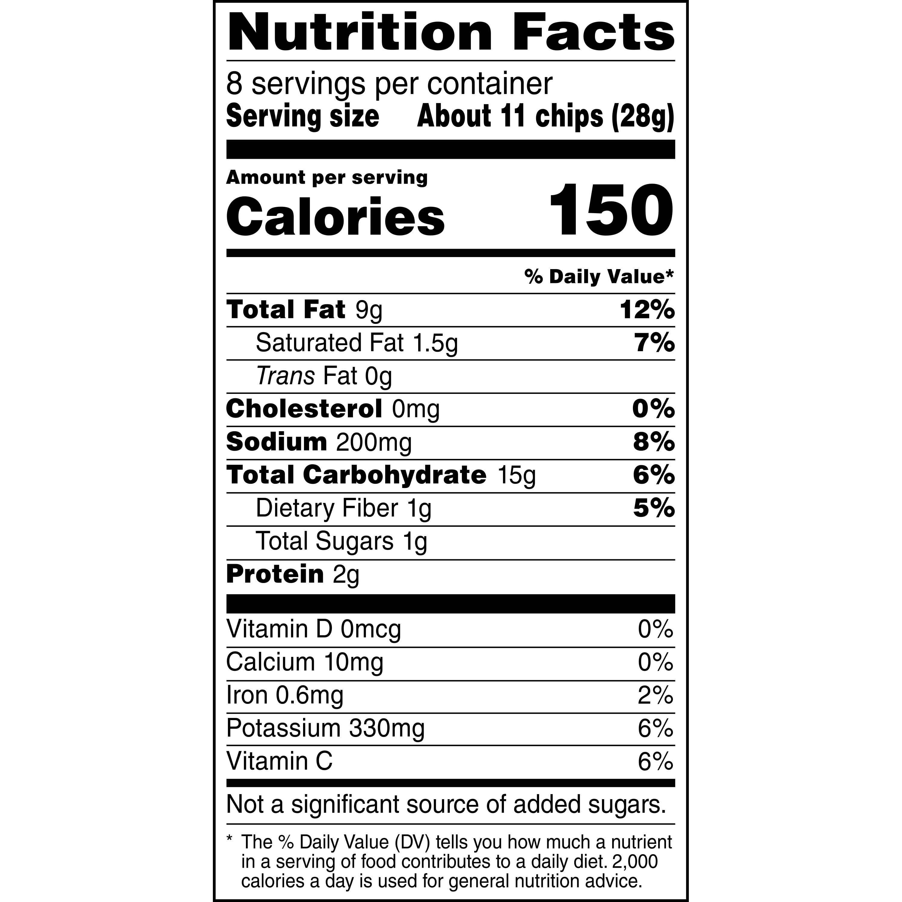 Ruffles Potato Chips Lime & Jalapeno Flavored 8 Ounce Bag