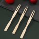thumbnail image 5 of 500Pcs Bamboo Appetizer Forks, 3.5 Inch Mini Bamboo Forks ,Disposable Wooden Forks, Small Fruit Food Picks, 5 of 5