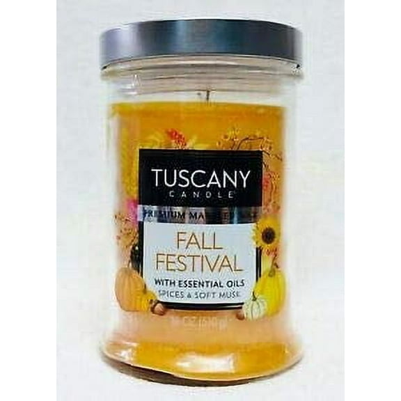 Fall Festival Long-Lasting Scented Jar Candle (18 oz)