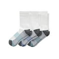 thumbnail image 3 of Crew Socks Pack, 3 Pairs, Absolute Comfort Cushioned Socks for Men, Moisture Wicking, 3 of 6