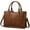 Brown, variant on Purse for Women, Vintage Leather Shoulder Handbag, Small Ladies Satchel Tote Purse Top Handle Crossbody Bag for Work