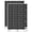 Black, variant on Personal & Confidential Double Line Border Sticker Set - Black - Matte Finish - 2.00" Large