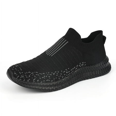 

hotio 2024 Men s No Tie Lace Free Breathable Knit Sneakers - Casual Outdoor Walking Running Shoes With Assorted Colors
