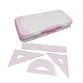 thumbnail image 4 of Estuche organizador con reglas, contenedor de almacenamiento, esencial, 21 cm x 10,5 cm x 4 cm, estuche para manualidades, oficina y hogar., 4 of 9