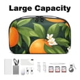 thumbnail image 3 of Tangerine Digital Bag with Oxford Cloth Material, Waterproof Travel Case for Cell Phone Charger Cord and Electronics, Charger Pouch and Cord Travel Organizer, 5.9x9.44x3.14 Inches, 3 of 6