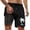 Black, variant on Kcolen Mens Swim Trunks 9 Inch with Compression Gradient Mens Swim Shorts Comfy Mens Swimwear Liner Compression Summer Beach Swimming Shorts for Men