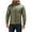 Army Green, variant on Men's Big and Tall Work Jacket with Hood and Multiple Zipper Pockets for Outdoor Use