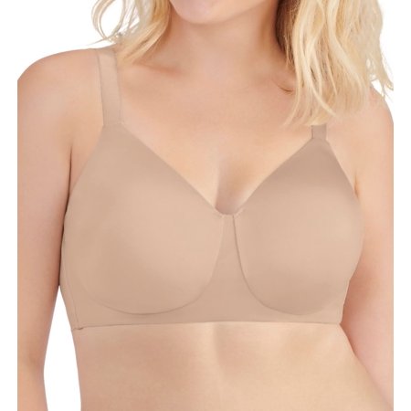 Women S Vanity Fair 71203 Nearly Invisible Full Figure Wirefree Bra Damask Neutral 40b Walmart Canada