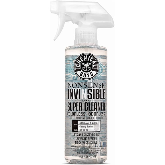 Nonsense, Odorless Cleaner For Car Interior and Exterior All Purpose Cleaning Spray for Vinyl, Rubber, Plastic, Carpet, Upholstery, Engine Bays Foaming Deep 6 oz