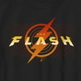 thumbnail image 2 of Boy's The Flash Animated Yellow Logo Graphic Tee Black X Large, 2 of 5