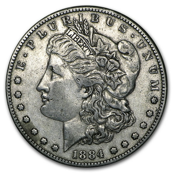 1884-S Morgan Dollar XF-45