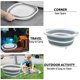 thumbnail image 2 of Caja de arena para gatos, fina, abierta, baja entrada, plegable, impermeable, 2 of 7