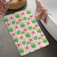 thumbnail image 2 of Pioneer Flower Floral Print Pattern Bathroom Rugs Mat, Non Slip Microfiber Bathroom Rug with Rubber Backing, Soft Mats for Bathroom Floor Tub Shower, 20"x32", 2 of 5