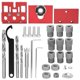thumbnail image 1 of Hole Drill Punch Positioner Aluminum Alloy 3 in 1 Woodworking Punching Guide Locator, 1 of 3