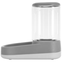 Dog Water Bowl Dispenser Gravity Young Distributor Feeder and Cat Grey