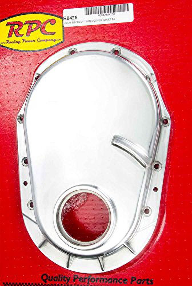Racing Power Company R8425 Polished Aluminum Timing Chain Cover for Big Block Chevy