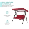 thumbnail image 4 of Naiovety Cubierta de asiento abatible, toldo impermeable para sombra de sol, porche, hamaca, banco, a prueba de polvo, Protector de toldo de Type2 NO2, 4 of 6