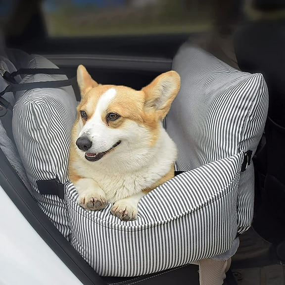 WOWMAX Dog Car Seat, Booster Pet Seat for Small & Medium Dogs, Upgrade Pet Car Seat, Car Seat for Dogs, Portable Pet Travel Safety Car Seat, Fully Detachable and Washable, Medium