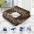 thumbnail image 6 of Leopard Print Blanket Gifts for Women, Super Soft Flannel Fleece Cheetah Throw Blanket Gift for Birthday Christmas, Fuzzy Cozy Blankets for Couch Bed Sofa Leopard Decor 50"×60", 6 of 6