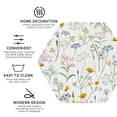 thumbnail image 4 of Lsque flower and leaf Pattern 4" Drink Coasters Set of 6, Leather Absorbent Coasters, Table Coaster Set Decorative Coffee Cup Coasters Housewarming Gift,Hexagon, 4 of 7
