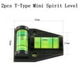 thumbnail image 2 of 2 Pack Two-Way T Shape High Precision Mini Level Bubble Level For Caravan, 2 of 4