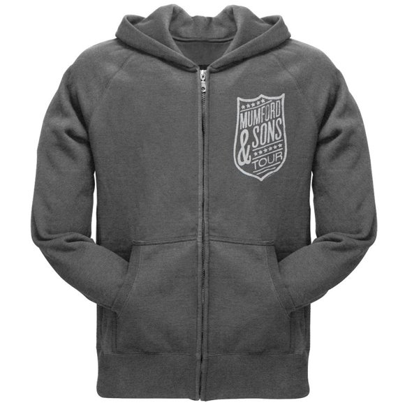 Mumford & Sons - Shield 2013 Tour Soft Grey Pullover Hoodie