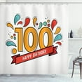 thumbnail image 1 of Ambesonne Colorful Shower Curtain, Growing Old Image, 69"Wx75"L, Multicolor, 1 of 3