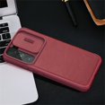 thumbnail image 3 of Allytech for Samsung Galaxy S22 Case with Slide Camera Cover and Card Holder, PU Leather Case with Flip Cover and Camera Protection, Durable Shockproof Cover for Galaxy S22 6.1" 2022, Red, 3 of 13