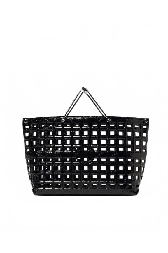 Pre-Owned Croc Embossed Market Tote